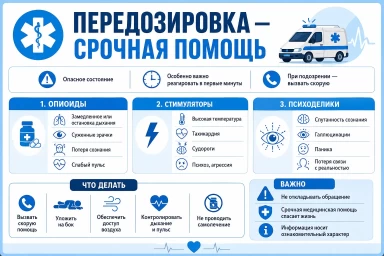 Помощь при передозировке в Химках